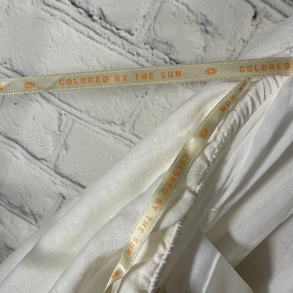 FARM Rio Off-White Flower Maxi Dress Cutout Tiered 309145 XXS New - Picture 11 of 15
